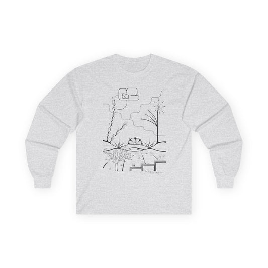 Premium Long Sleeve T-Shirt Wearable Art | The World is Round