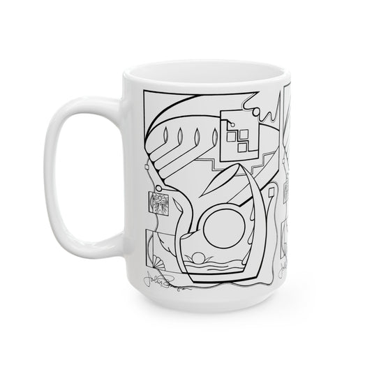 From the Heart - Wrap-Around Ceramic Art Mug (11oz/15oz)