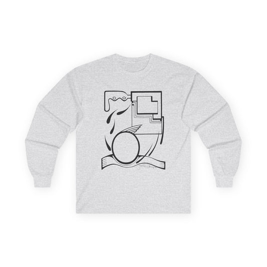 Premium Long Sleeve T-Shirt Wearable Art | Fleeing the Storm