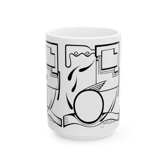 Premium Ceramic Art Mug (11 oz & 15 oz) | Fleeing the Storm