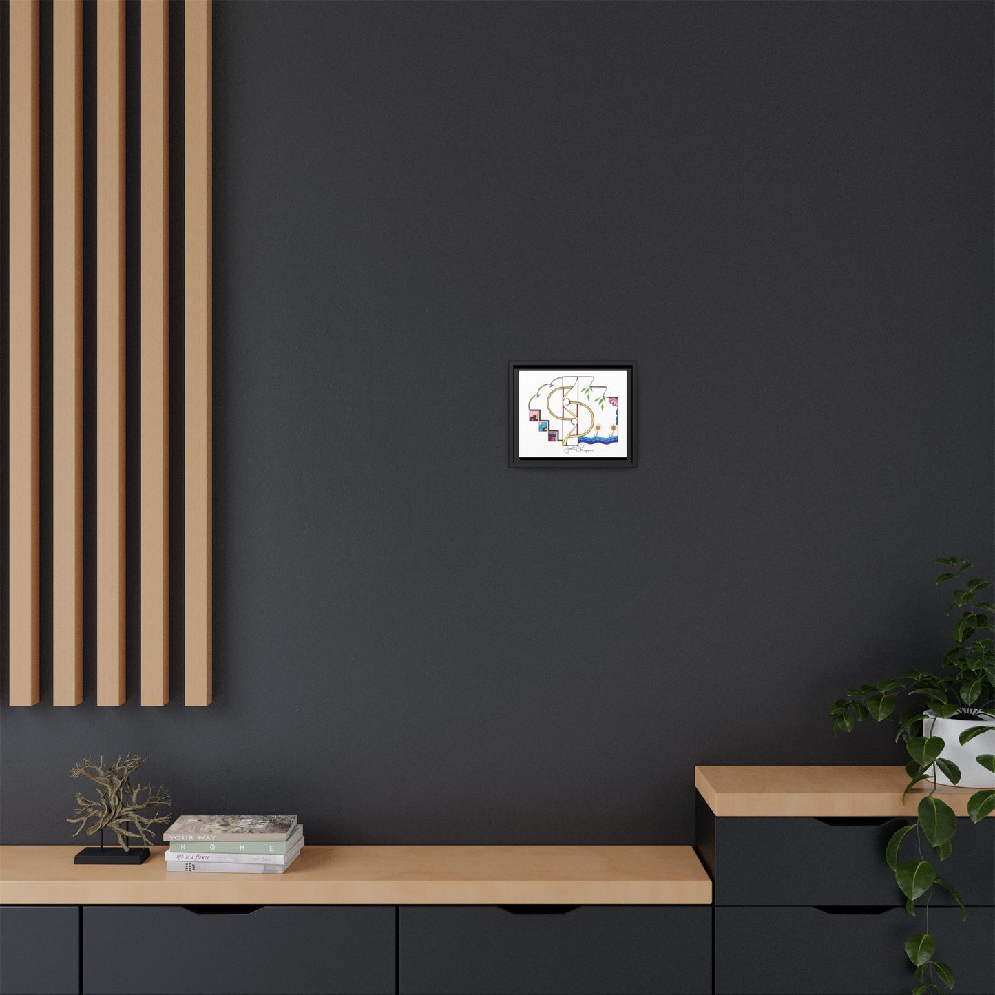 Premium Gallery Framed Matte Canvas | Finding Home