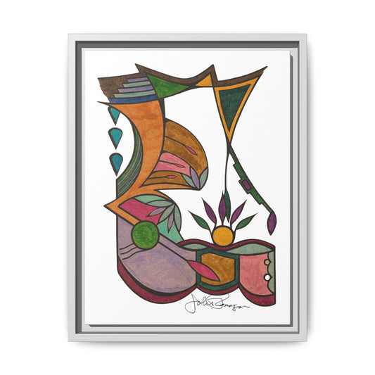 Premium Gallery Framed Matte Canvas | Life Cycle