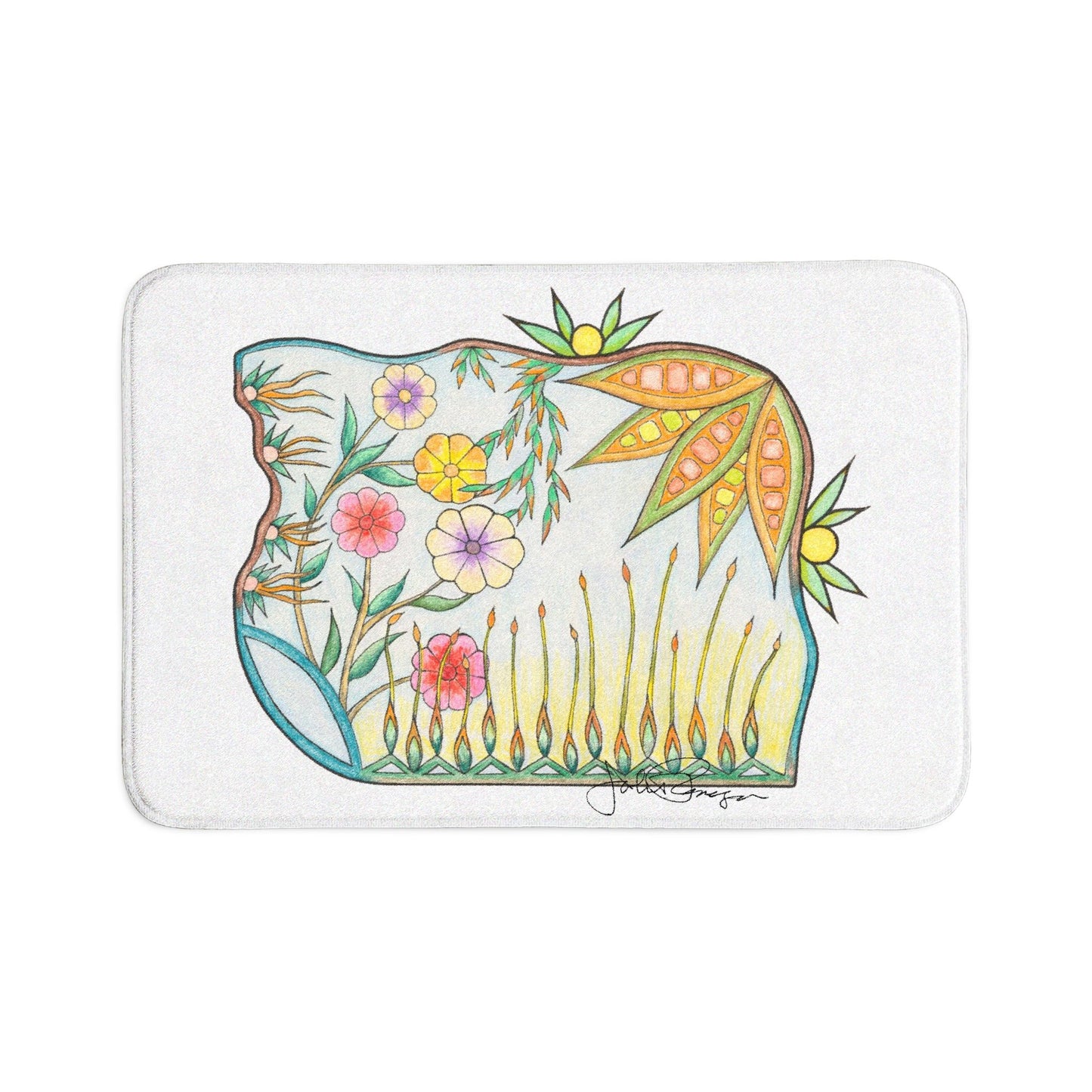 Feel the Breeze - 3-Piece Art Bathroom Set