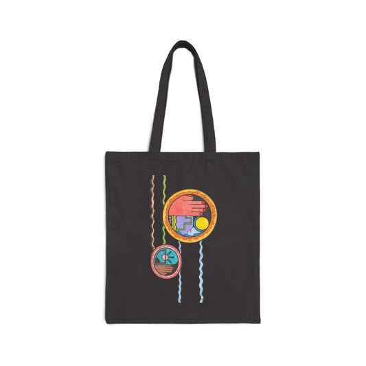 Wave While Passing - Utility Canvas Art Tote