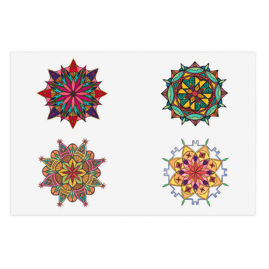 Mandala Collection 1 — Hand-Drawn Vinyl Sticker Pack
