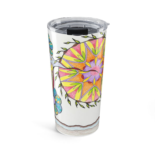 Premium Insulated Travel Tumbler (20 oz) | Pow Wow Drum