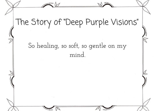 Deep Purple Visions - ACEO Collectible Masterpiece
