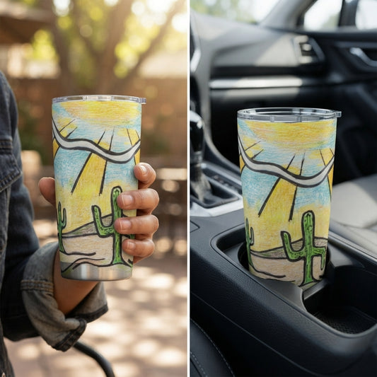 Wrap-Around Travel Tumbler (20 oz) | Saguaro