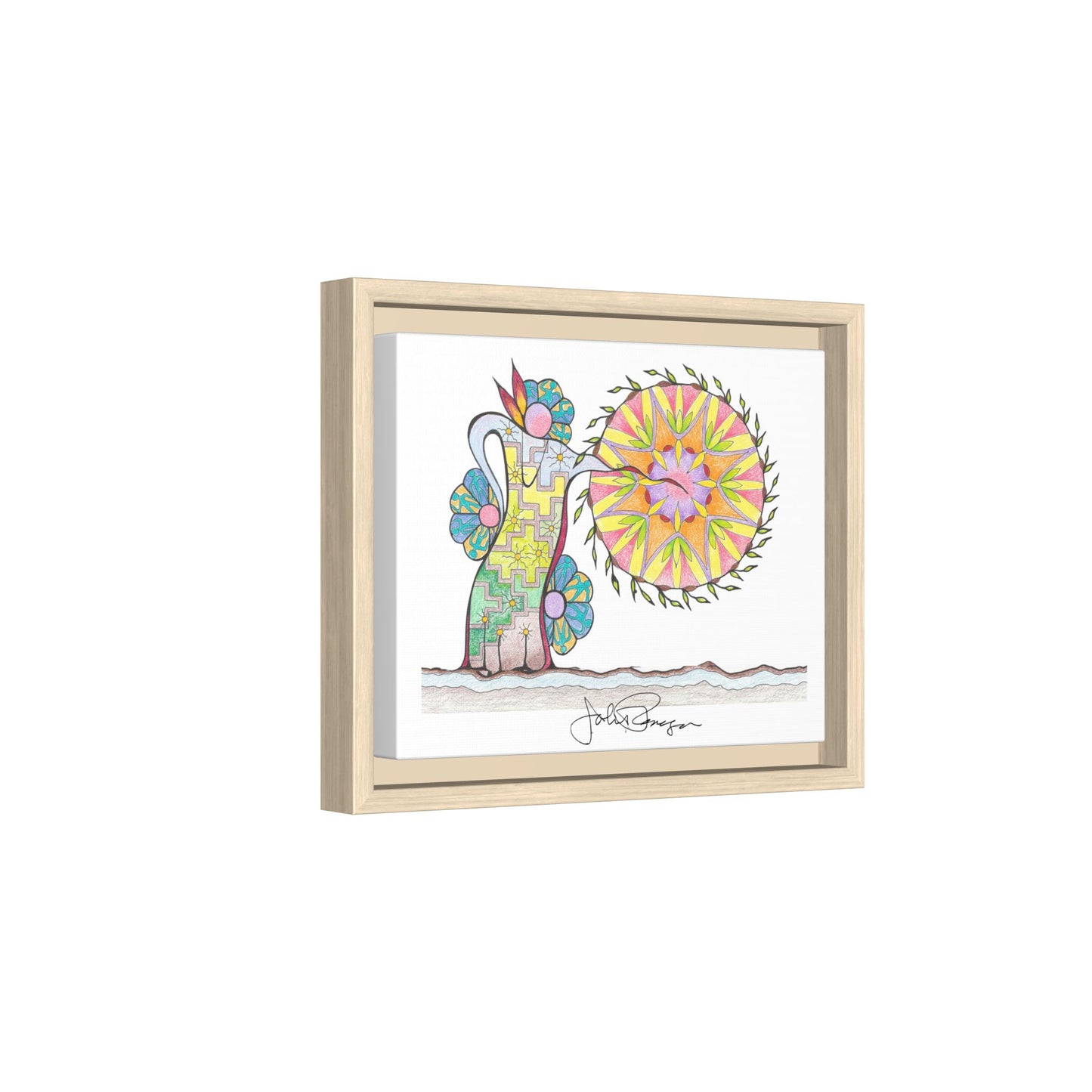 PowWow Drum - Archival Gallery Matte Canvas