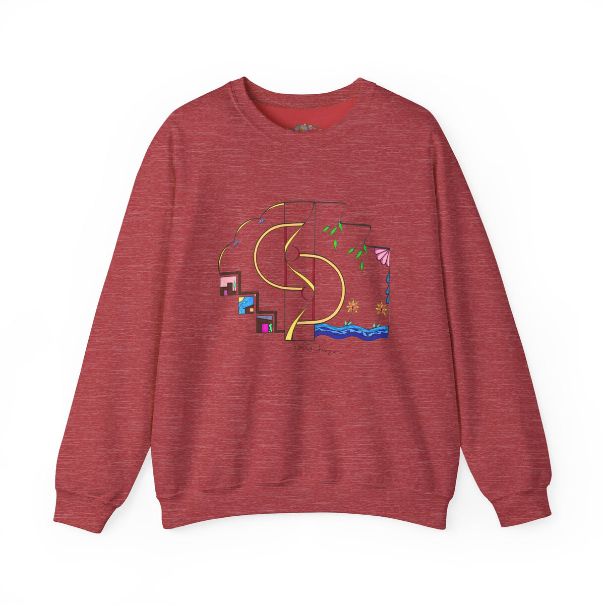 Premium Pullover Sweatshirt Wearable Art | Finding Home