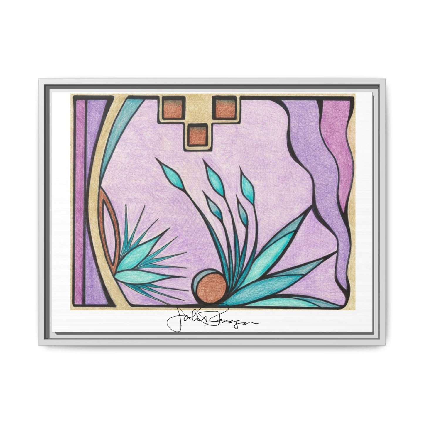 Deep Purple Visions - Archival Gallery Matte Canvas