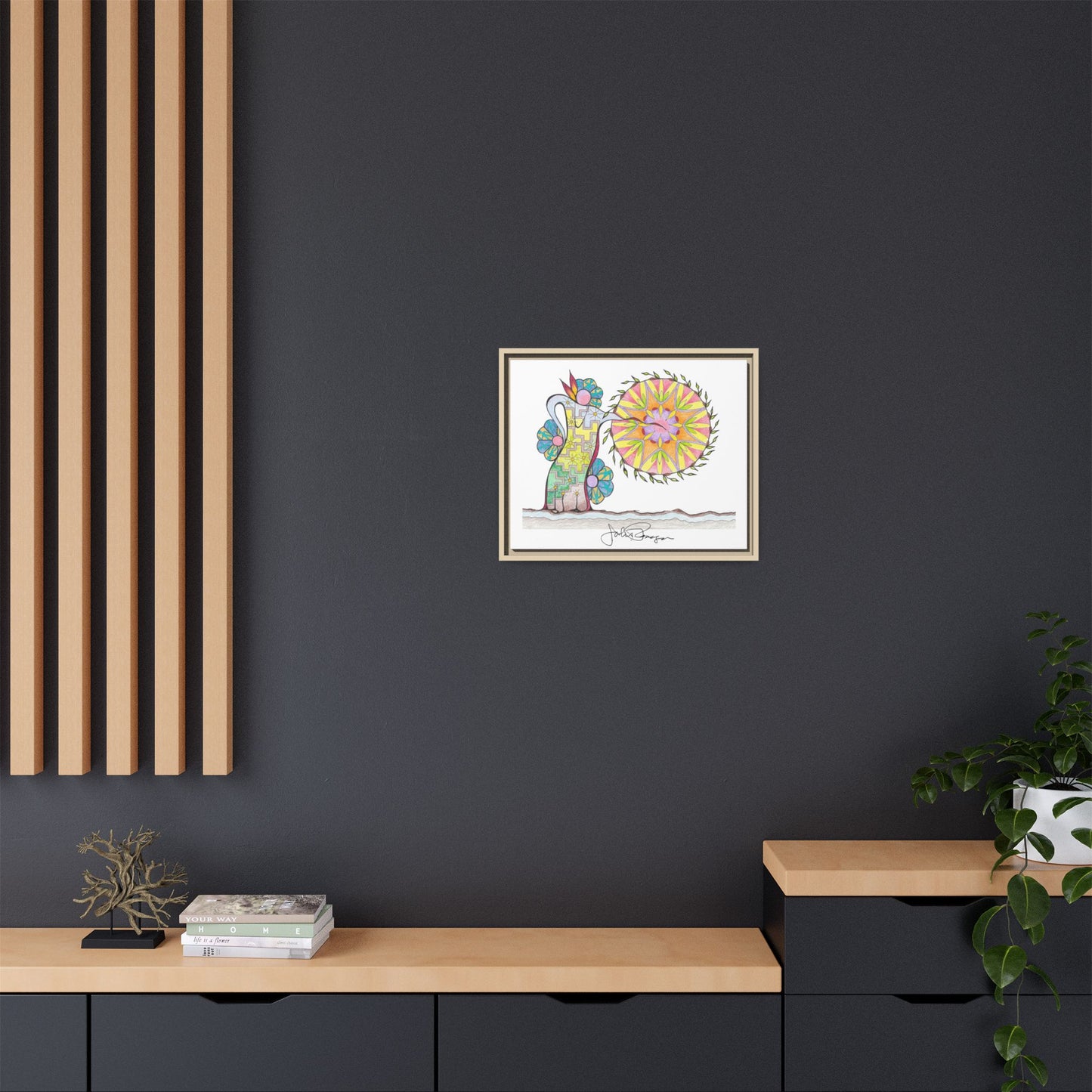 PowWow Drum - Archival Gallery Matte Canvas