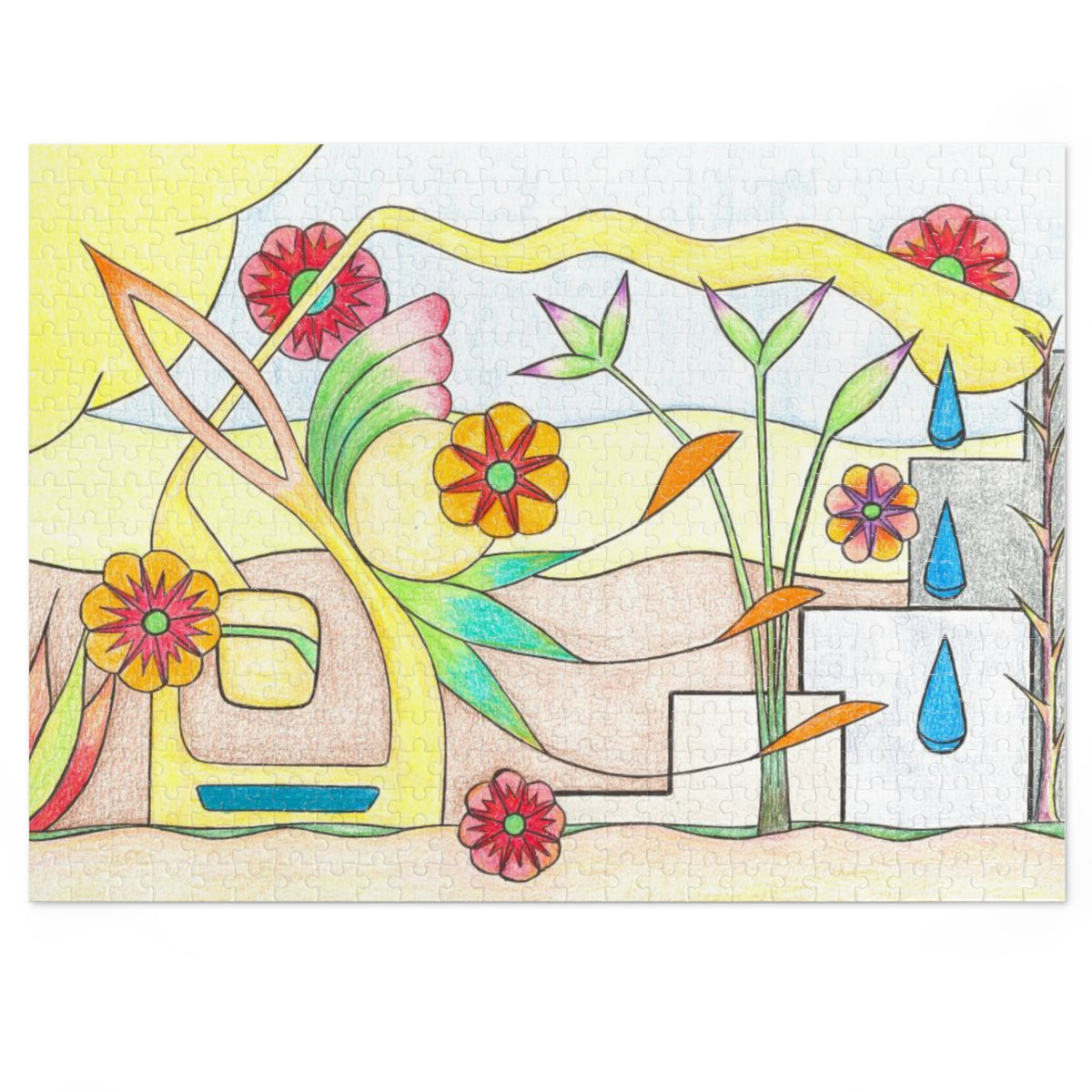Premium Art Jigsaw Puzzle with Tin | Dancing in the Wind