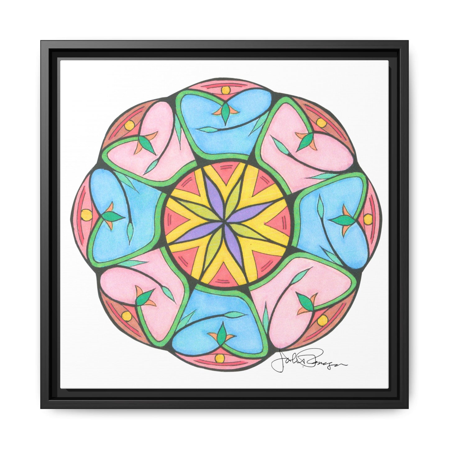Heaven's Gate Mandala - Archival Gallery Matte Canvas