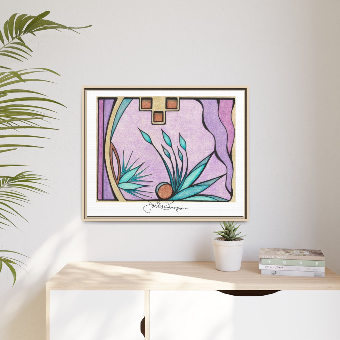 Deep Purple Visions - Archival Gallery Matte Canvas