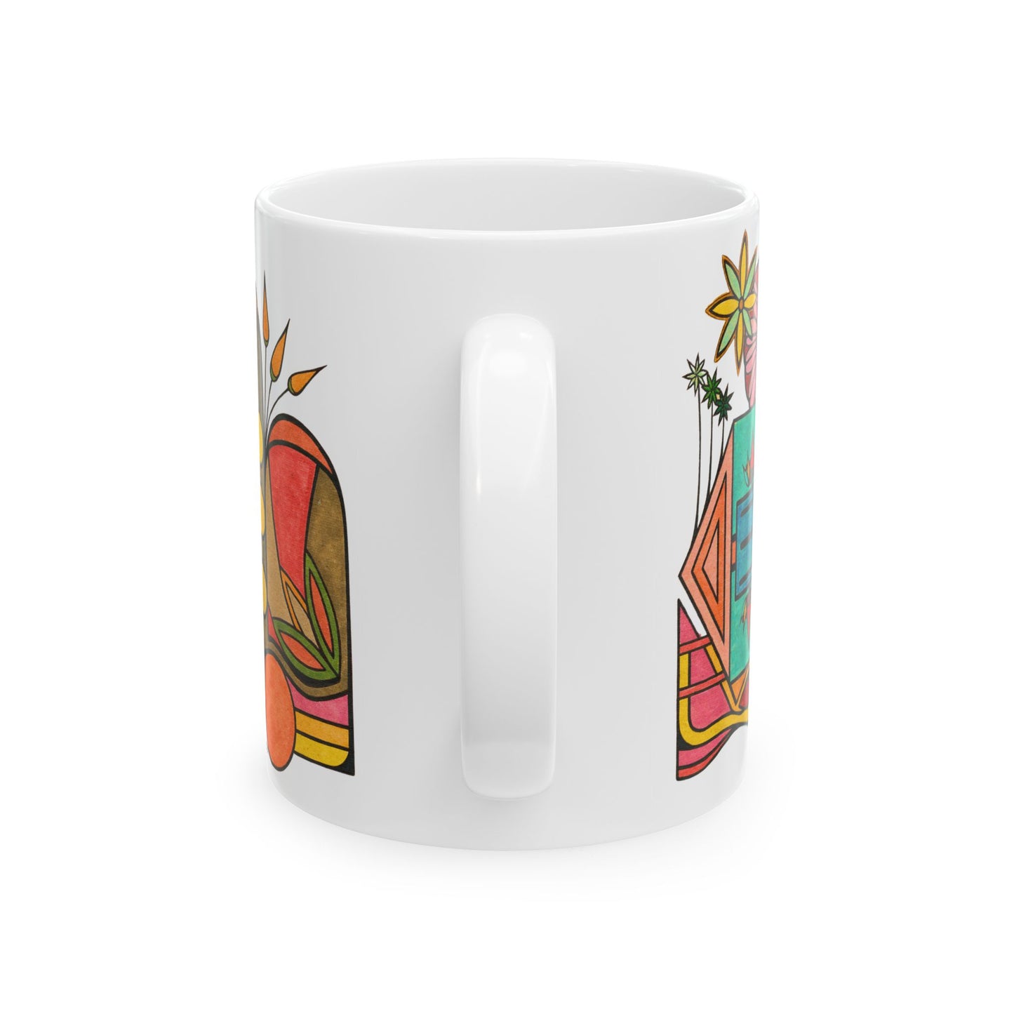 Controlling the Conversation - Wrap-Around Ceramic Art Mug