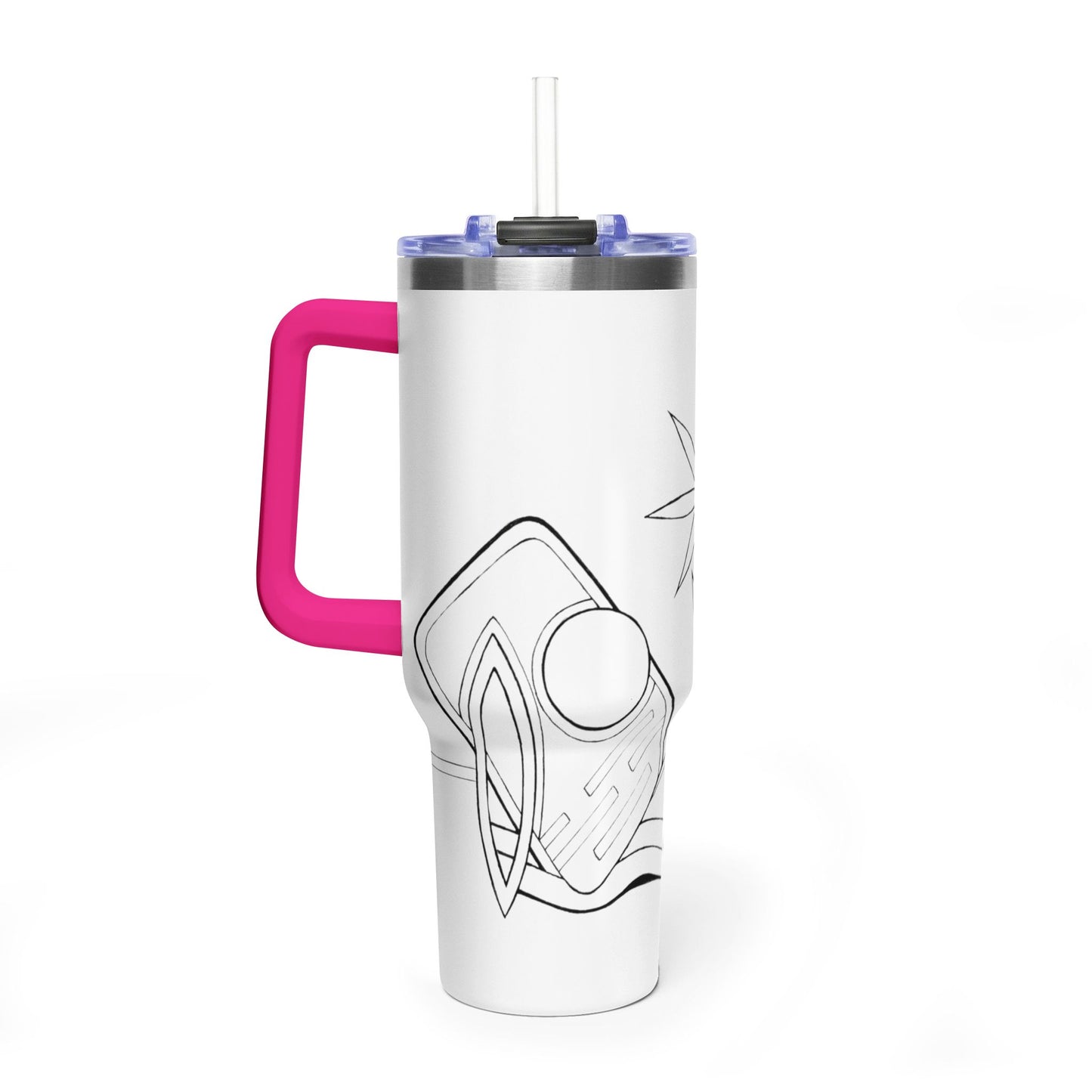 Riding the Turtle - Wrap-Around Art Tumbler (40 oz)