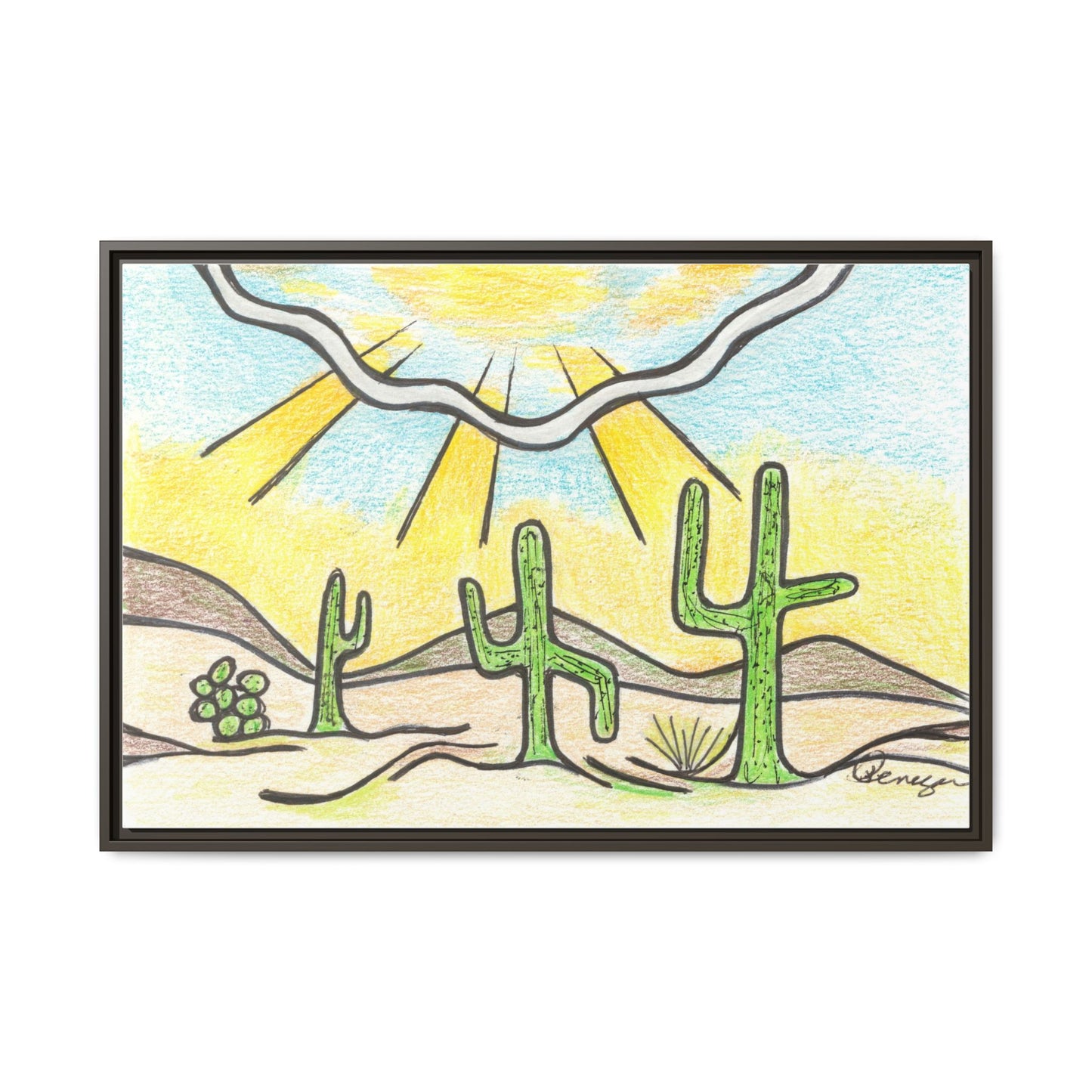Saguaro - Archival Gallery Matte Canvas