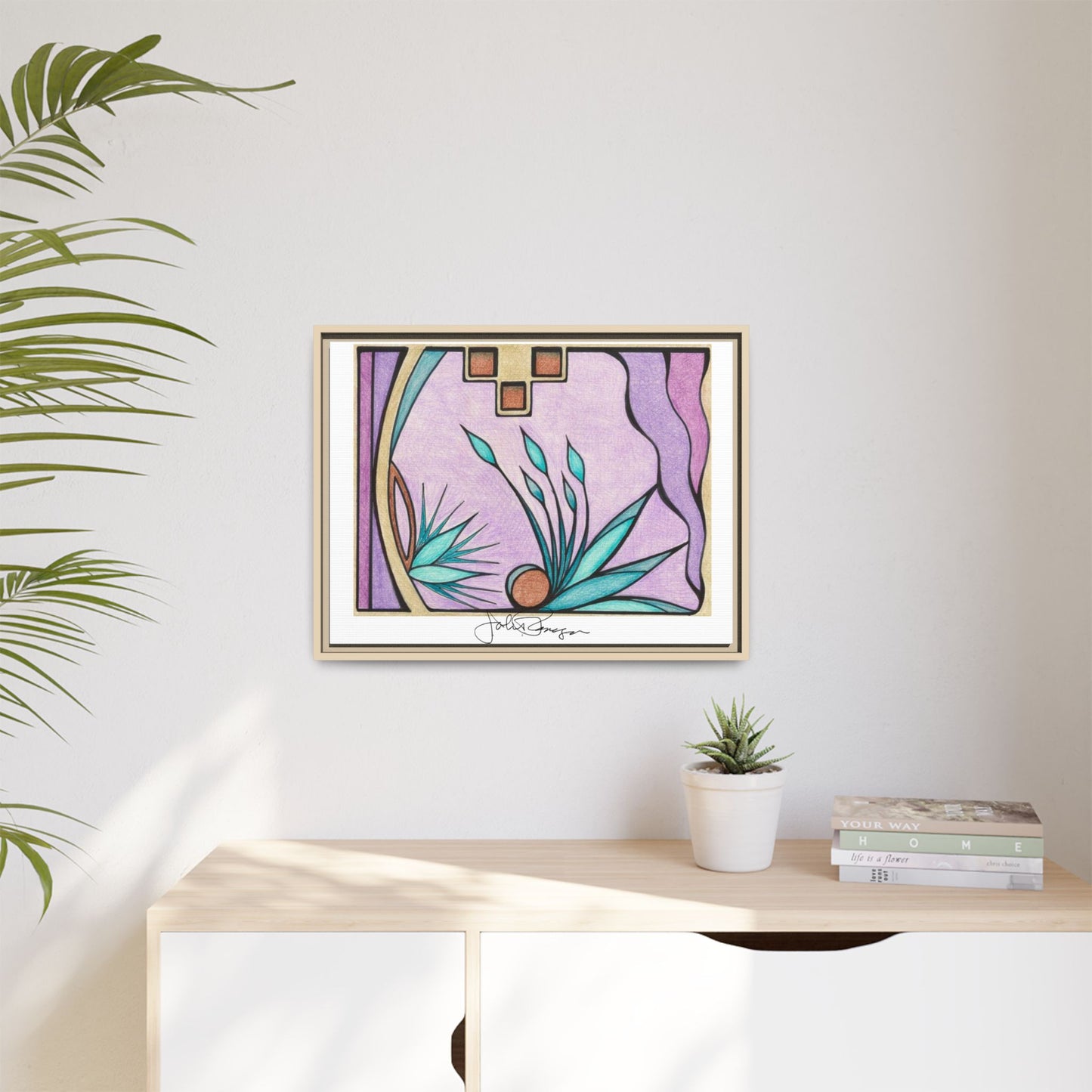 Deep Purple Visions - Archival Gallery Matte Canvas