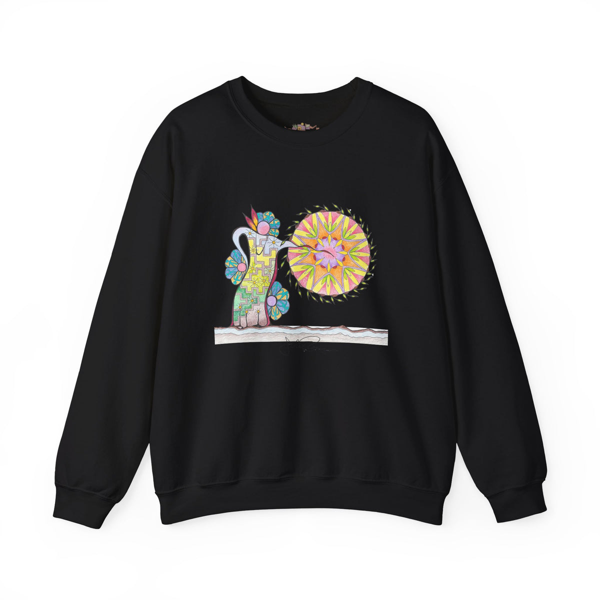 Premium Pullover Sweatshirt Wearable Art | Pow Wow Drum