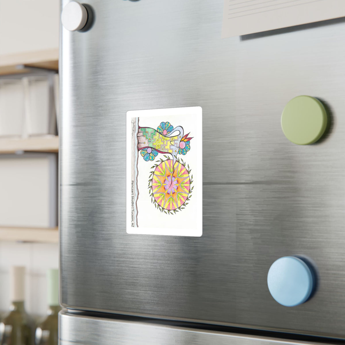 Premium Waterproof Vinyl Sticker | Pow Wow Drum