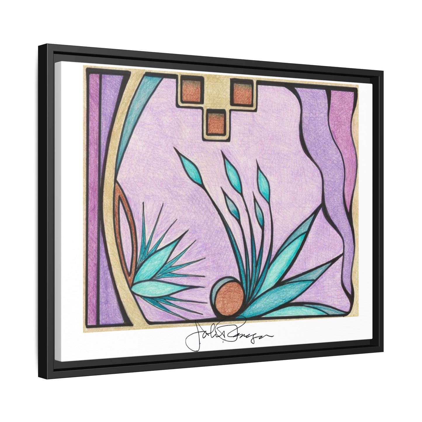 Deep Purple Visions - Archival Gallery Matte Canvas