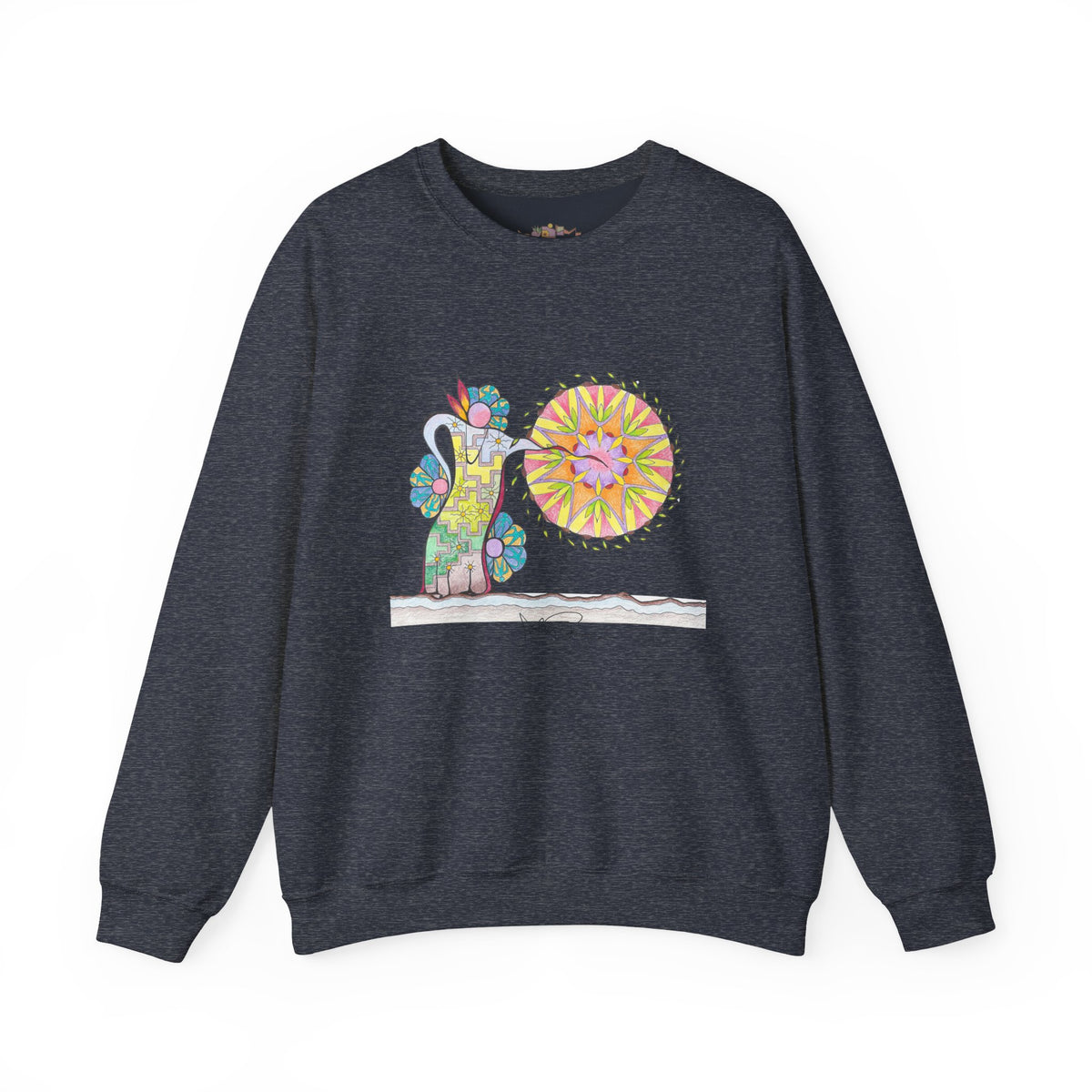 Premium Pullover Sweatshirt Wearable Art | Pow Wow Drum