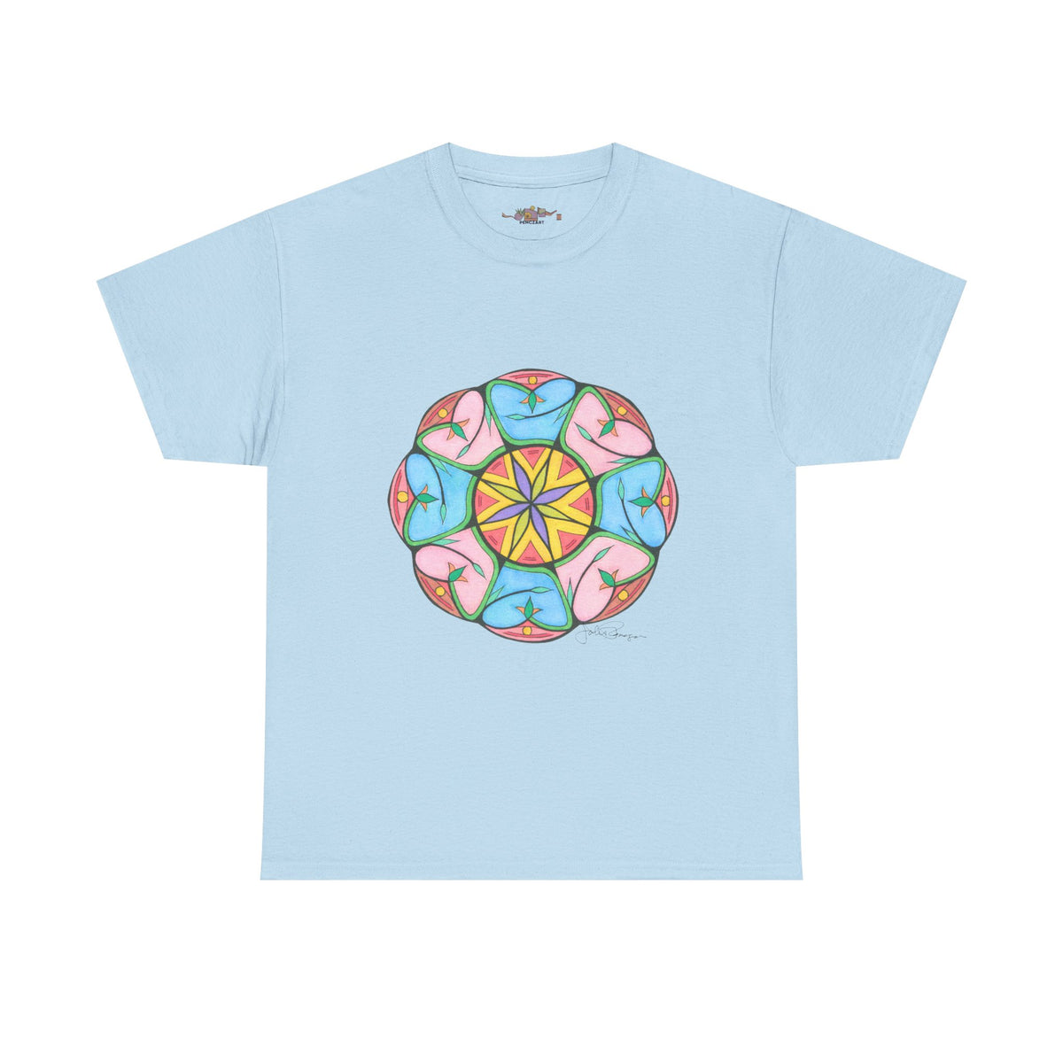 Premium Short Sleeve T-Shirt Wearable Art | Heaven's Gate Mandala