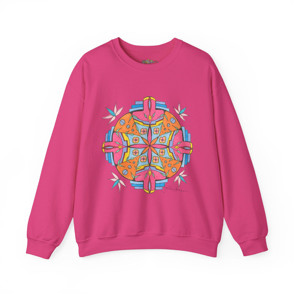 Premium Pullover Sweatshirt Wearable Art | Break Out Mandala