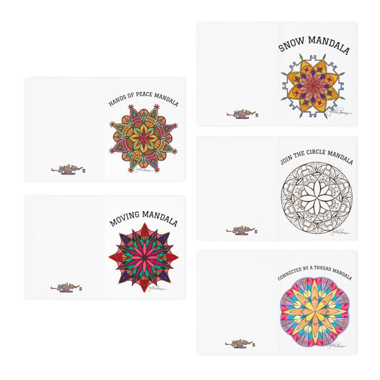 Sacred Circles Collection: Premium Mandala Art Note Cards