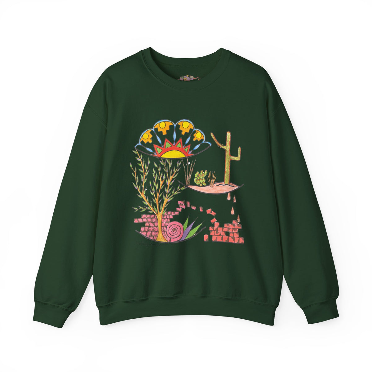 Premium Pullover Sweatshirt Wearable Art | Building Arizona