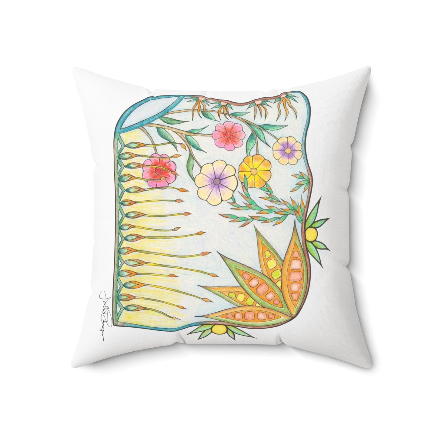 Feel the Breeze- Decorative Art Throw Pillow