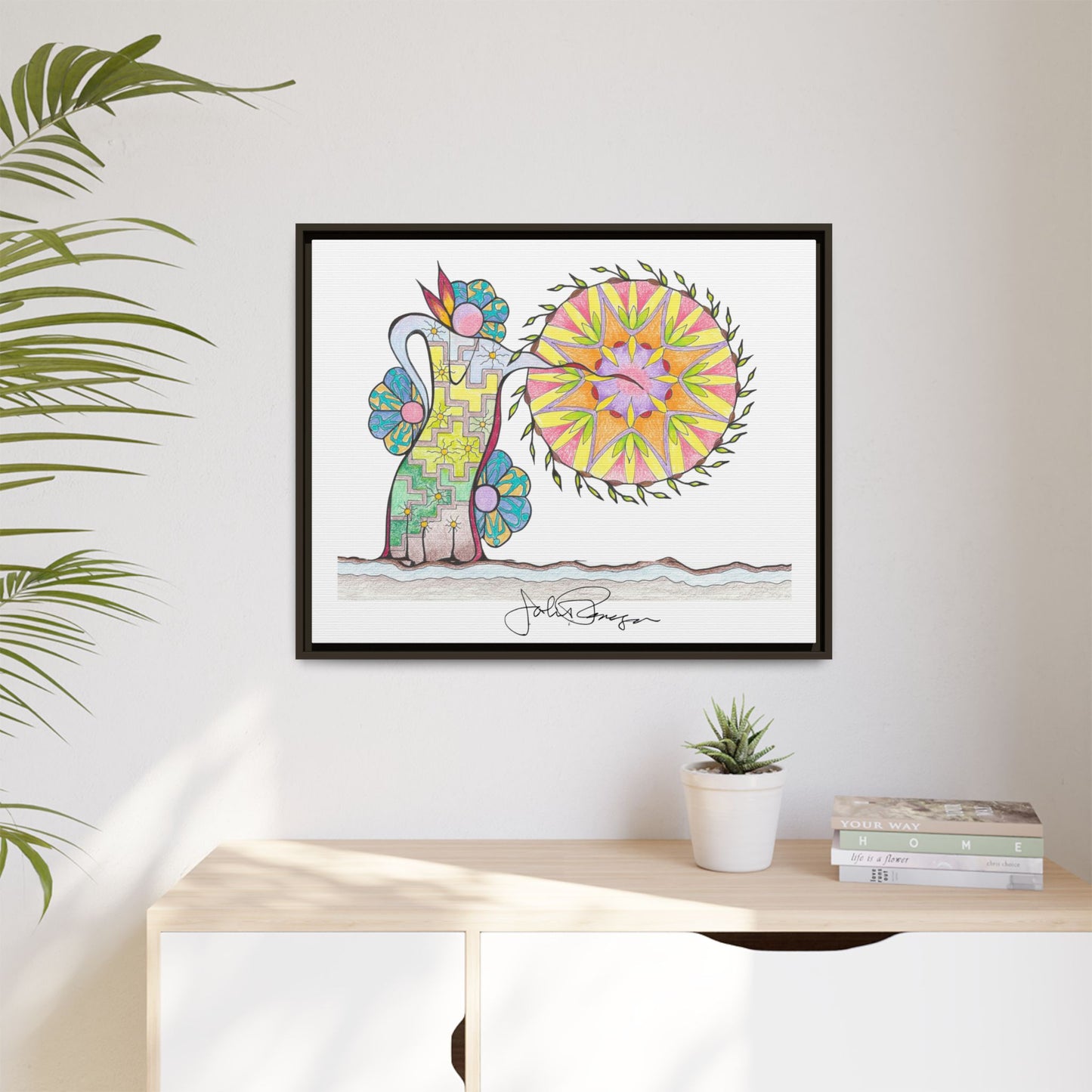 PowWow Drum - Archival Gallery Matte Canvas