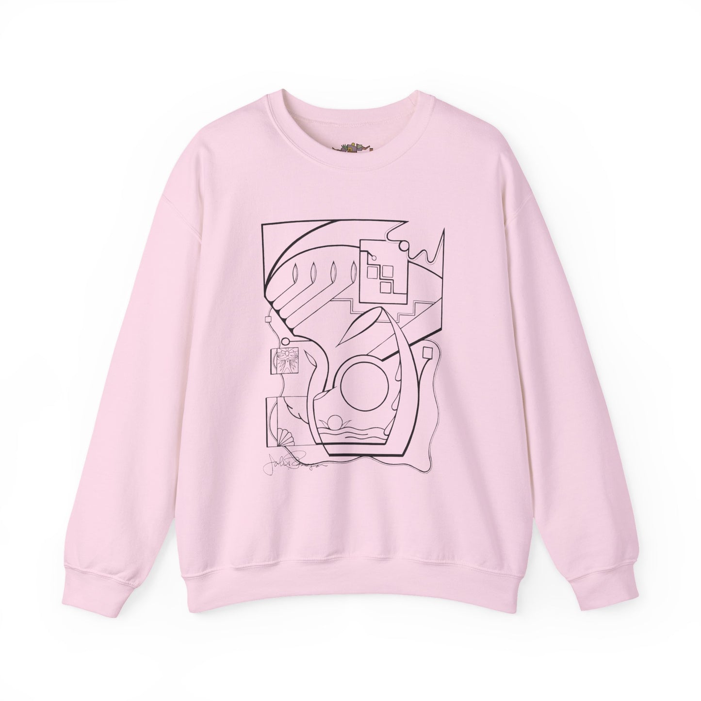 Premium Pullover Sweaatshirt Wearable Art | From the Heart