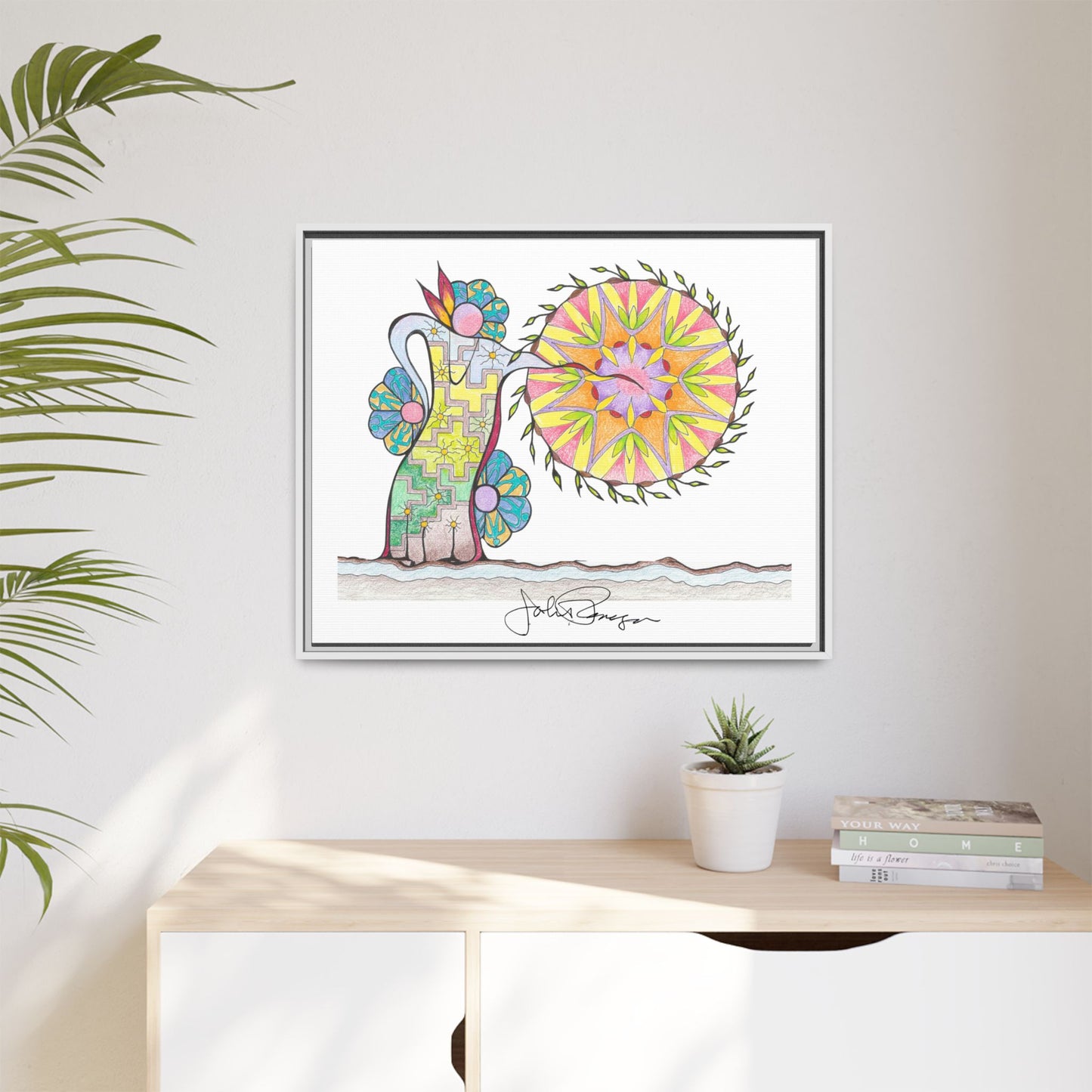 PowWow Drum - Archival Gallery Matte Canvas