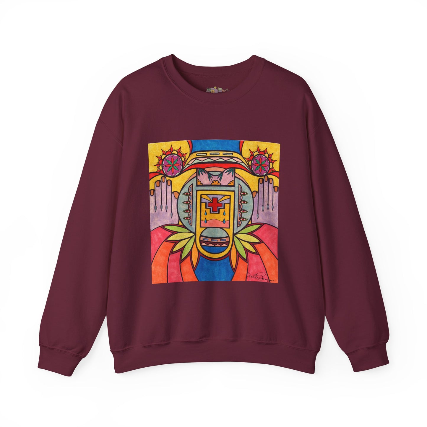 Premium Pullover Sweatshirt Wearable Art | Hands