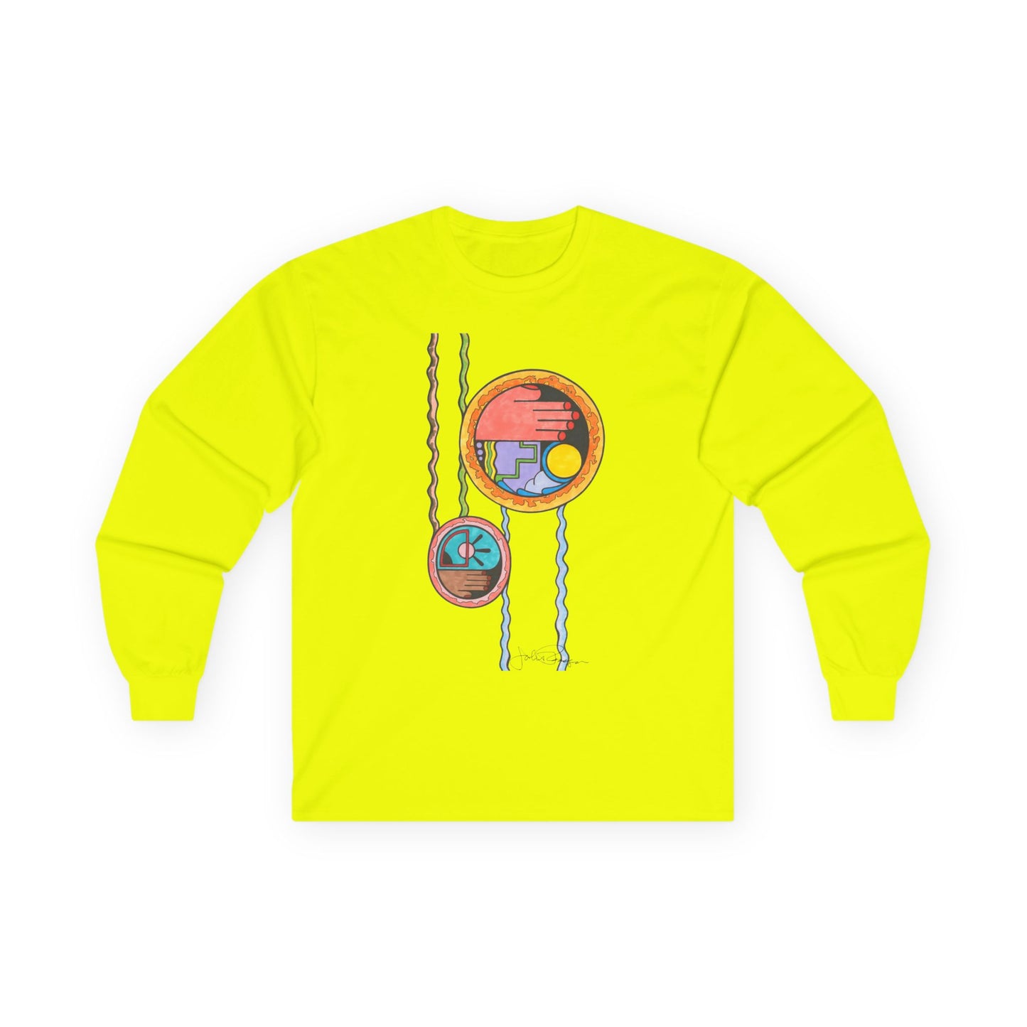Wave While Passing - Long Sleeve Premium Wearable Art