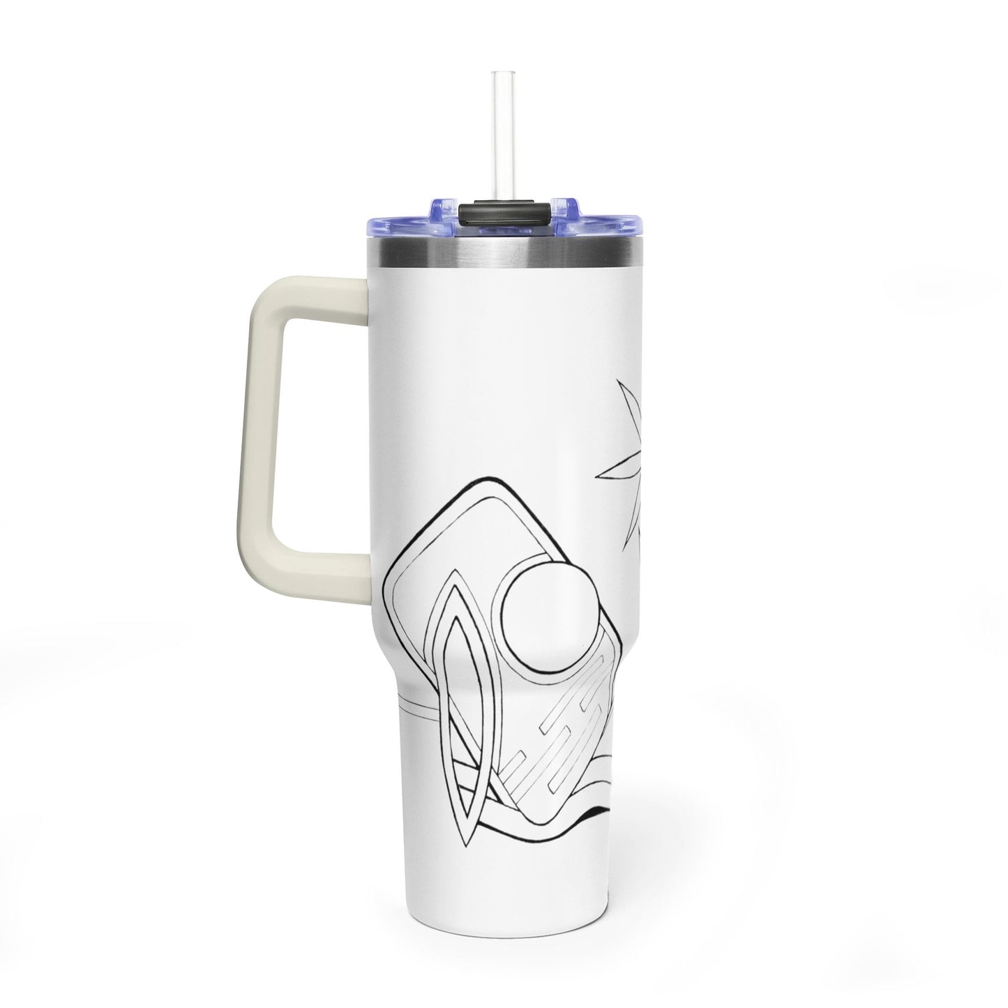 Riding the Turtle - Wrap-Around Art Tumbler (40 oz)