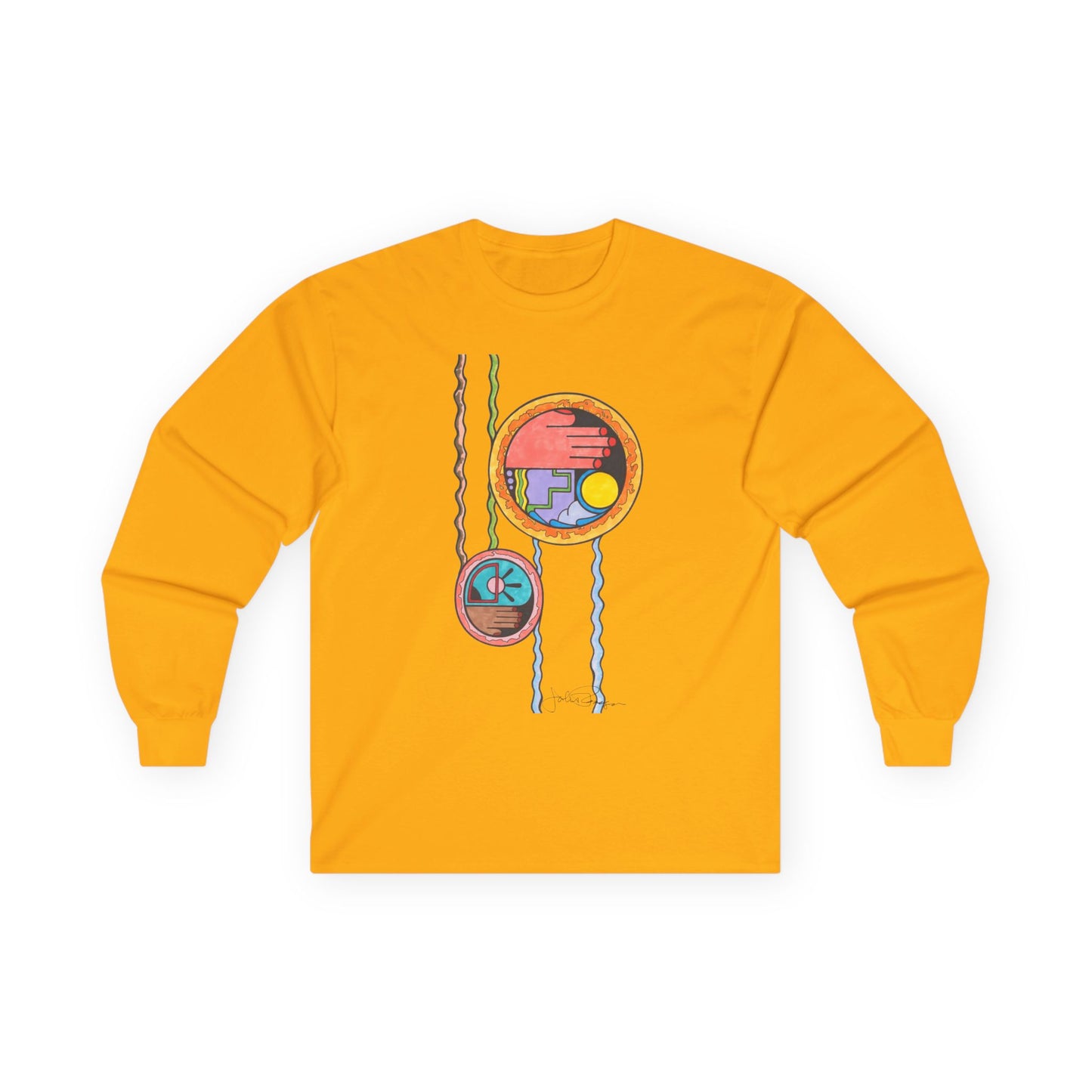 Wave While Passing - Long Sleeve Premium Wearable Art