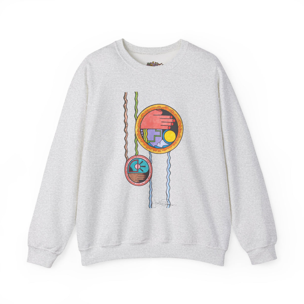 Premium Pullover Sweatshirt Wearable Art | Wave While Passing