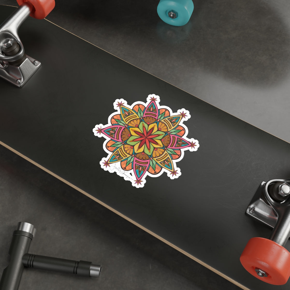 Premium Die-Cut Waterproof Vinyl Sticker | Hands of Peace