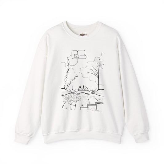 Premium Pullover Sweatshirt Wearable Art | The World is Round