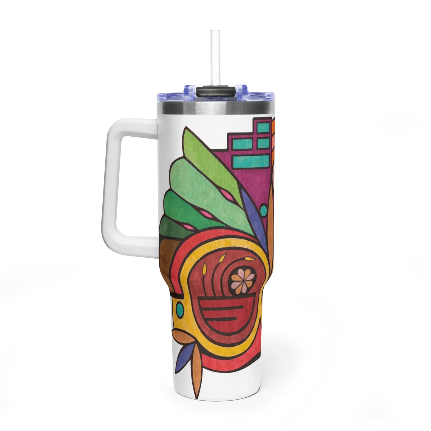 Leaving the Picture - Wrap-Around Art Tumbler (40 oz)