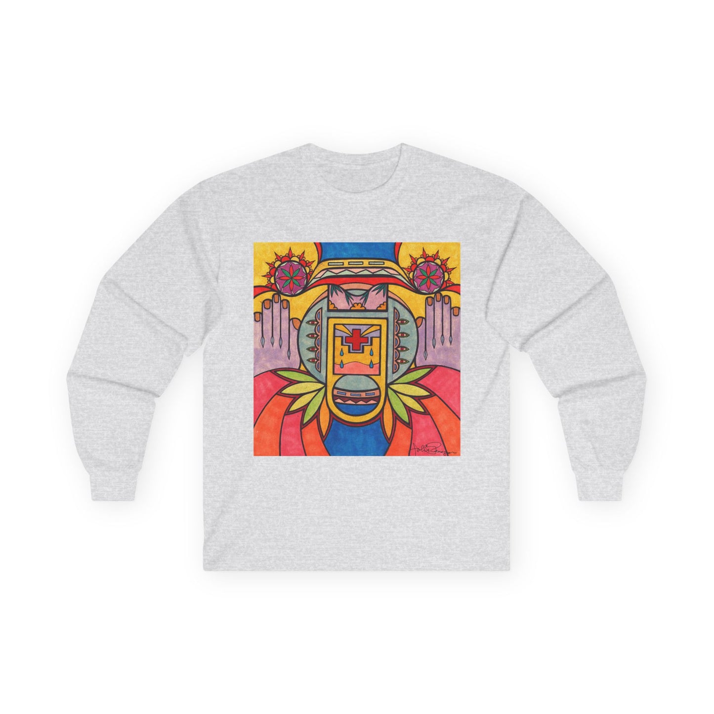 Premium Long Sleeve T-Shirt Wearable Art | Hands