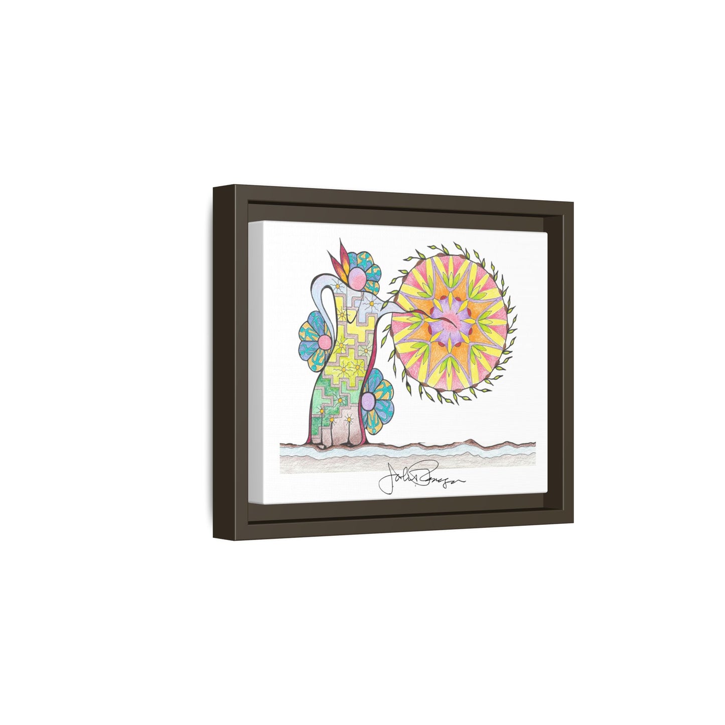 PowWow Drum - Archival Gallery Matte Canvas
