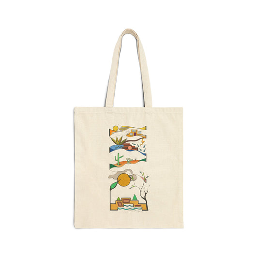 Sabino Memories - Utility Canvas Art Tote