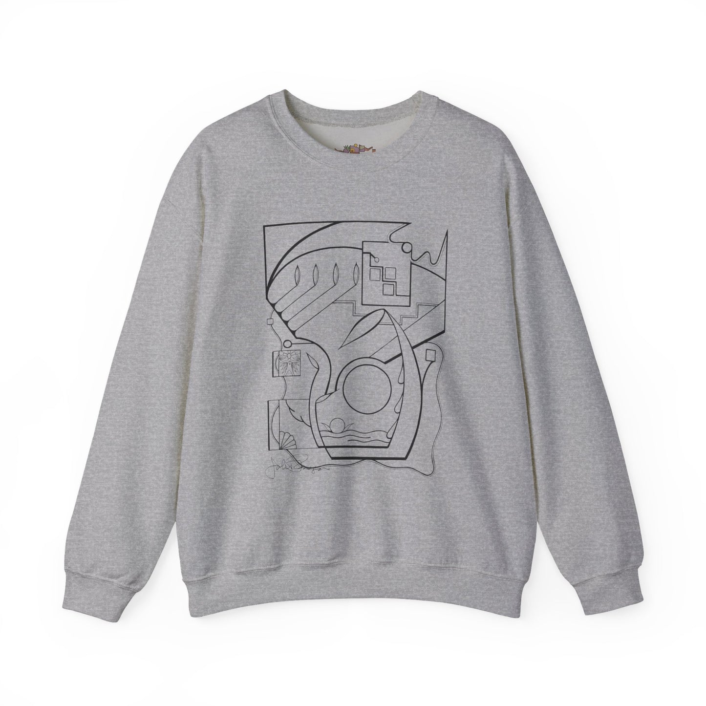 Premium Pullover Sweaatshirt Wearable Art | From the Heart