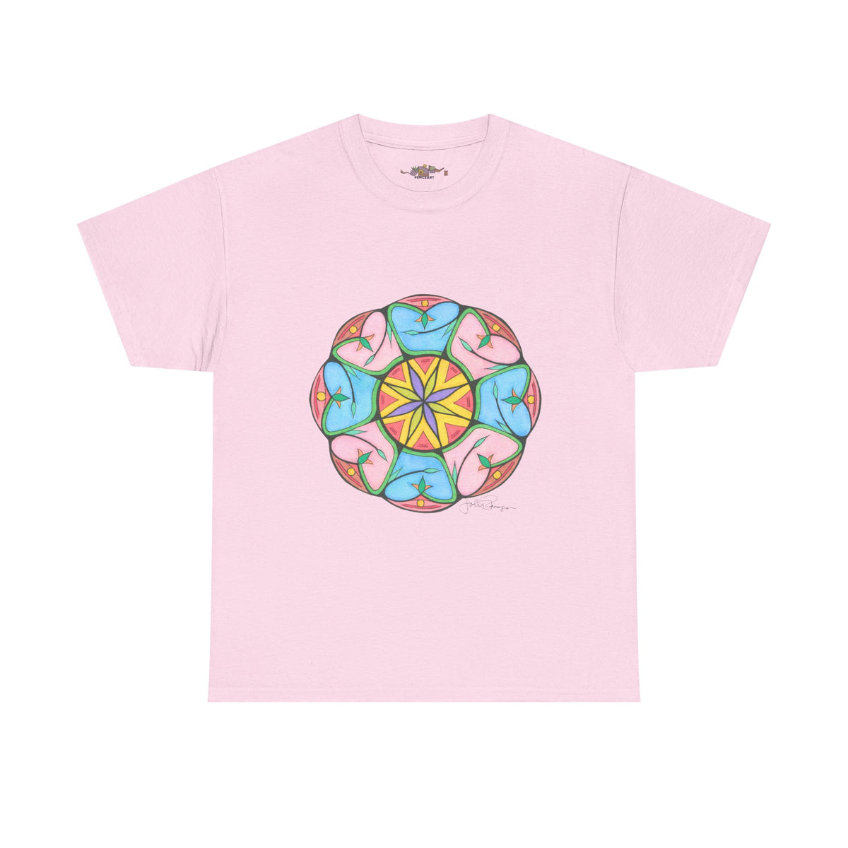 Premium Short Sleeve T-Shirt Wearable Art | Heaven's Gate Mandala