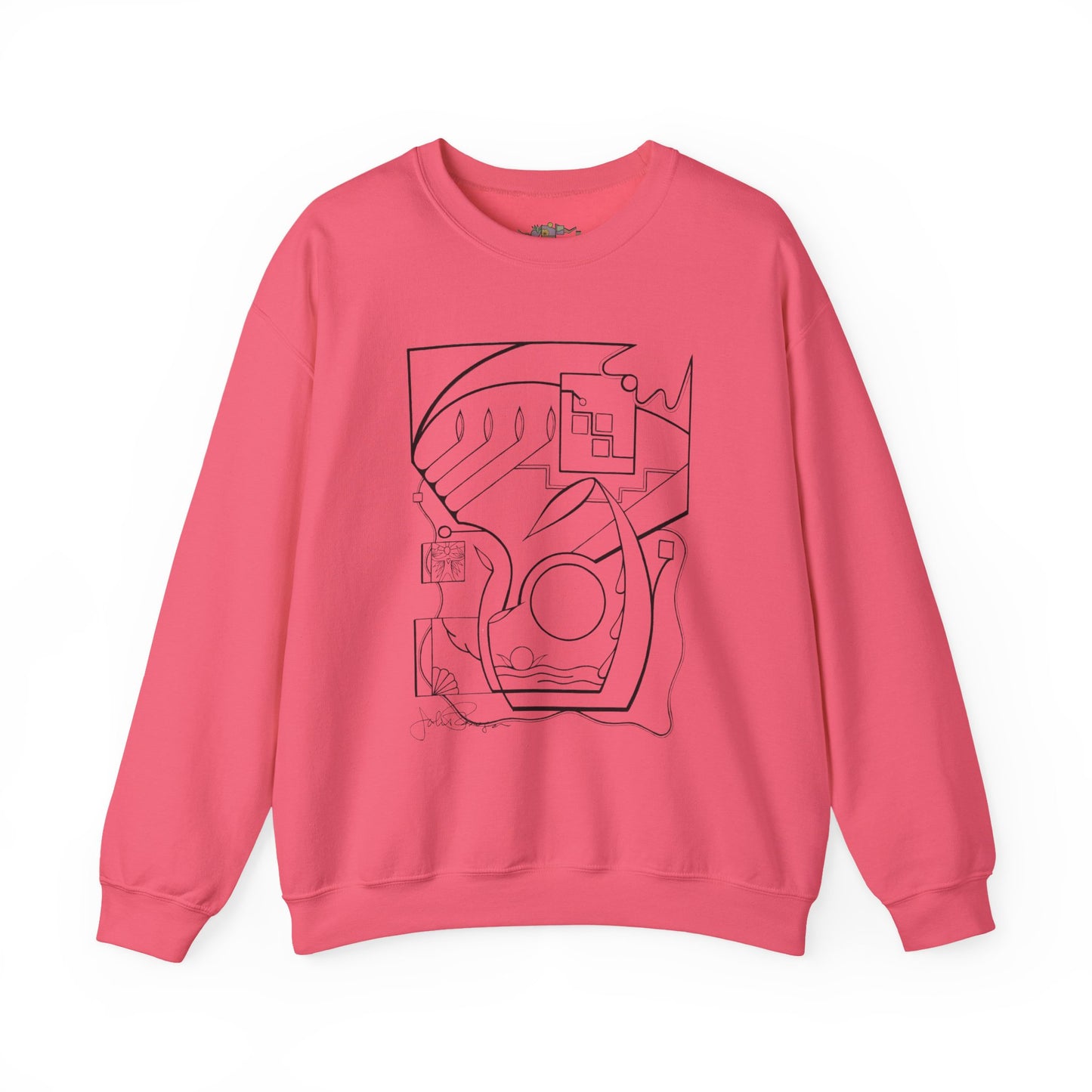 Premium Pullover Sweaatshirt Wearable Art | From the Heart