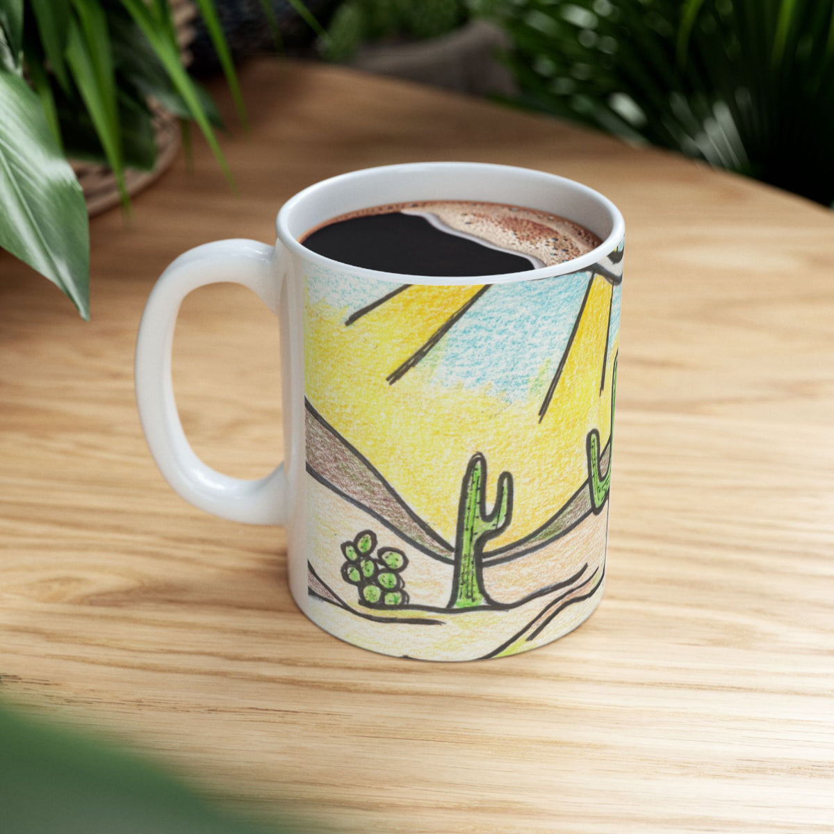 Premium Ceramic Art Mug (11oz & 15oz) | Saguaro